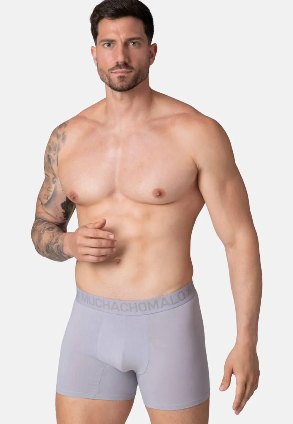 Heren 3-pack Boxershorts Licht Katoen-Muchachomalo Online