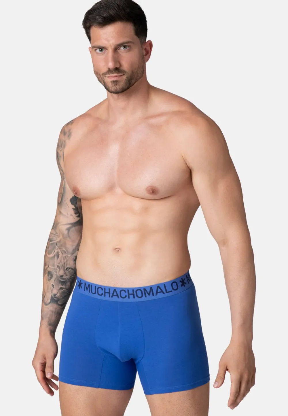 Heren 3-pack Boxershorts Licht Katoen-Muchachomalo Online