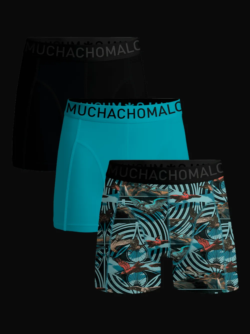 Heren 3-pack Boxershorts Microfiber-Muchachomalo Outlet