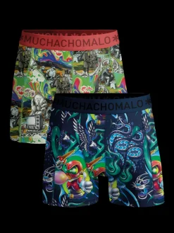 Heren 2-pack Boxershorts New School-Muchachomalo Hot