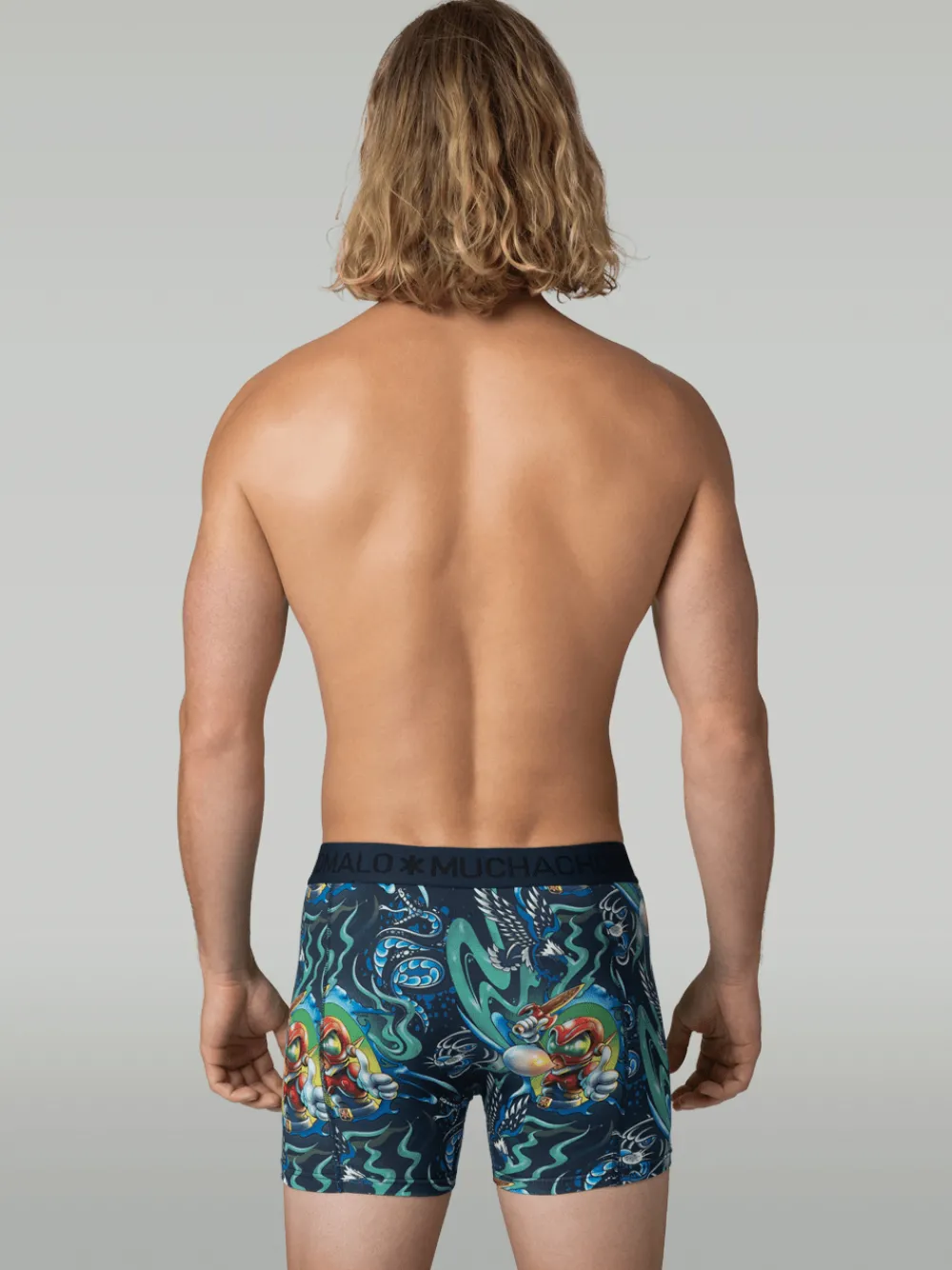 Heren 2-pack Boxershorts New School-Muchachomalo Hot