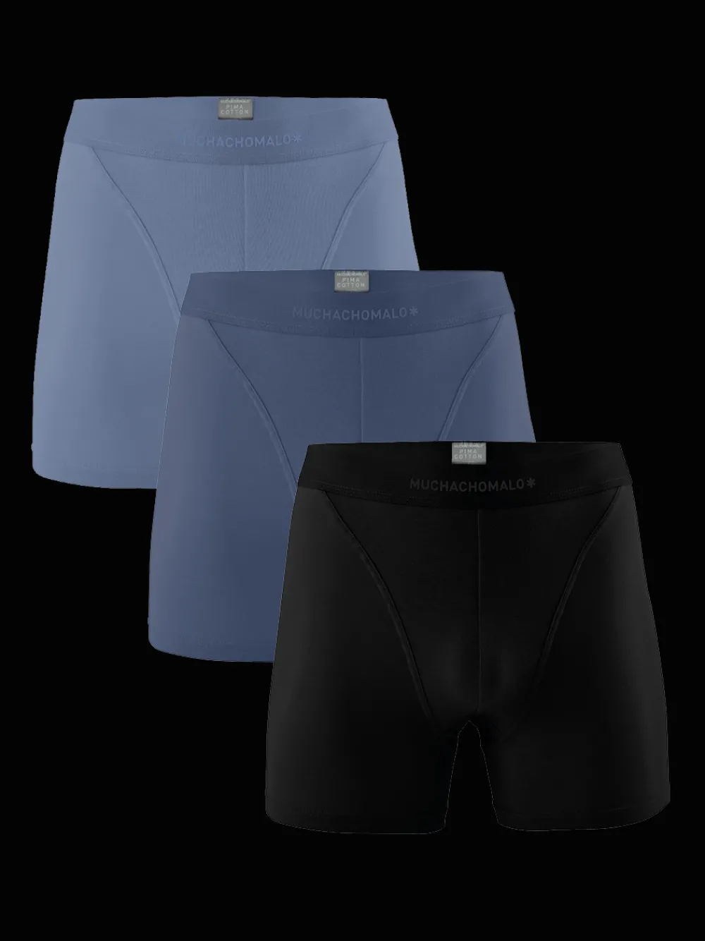 Heren 3-pack Boxershorts Pima Cotton-Muchachomalo Best