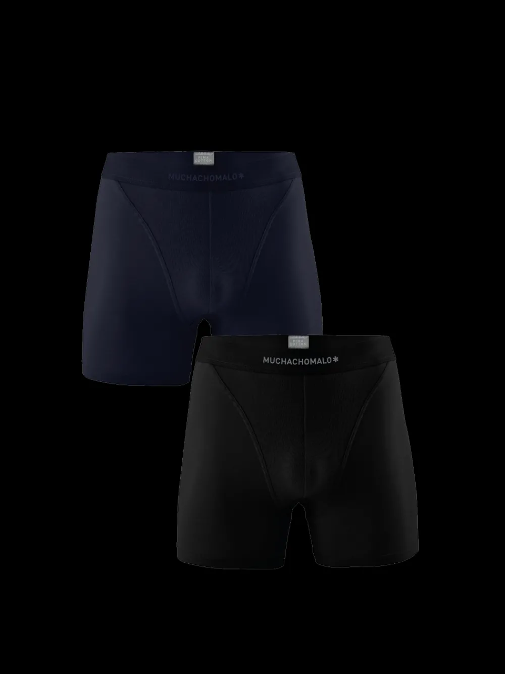 Heren 2-pack Boxershorts Pima Cotton-Muchachomalo Outlet