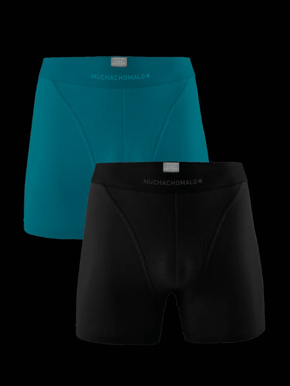 Heren 2-pack Boxershorts Pima Katoen-Muchachomalo Sale