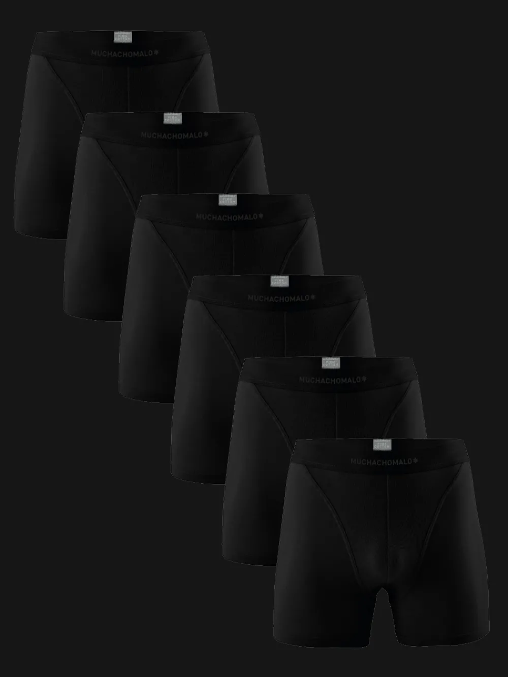 Heren 6-pack Boxershorts Pima Cotton-Muchachomalo Sale