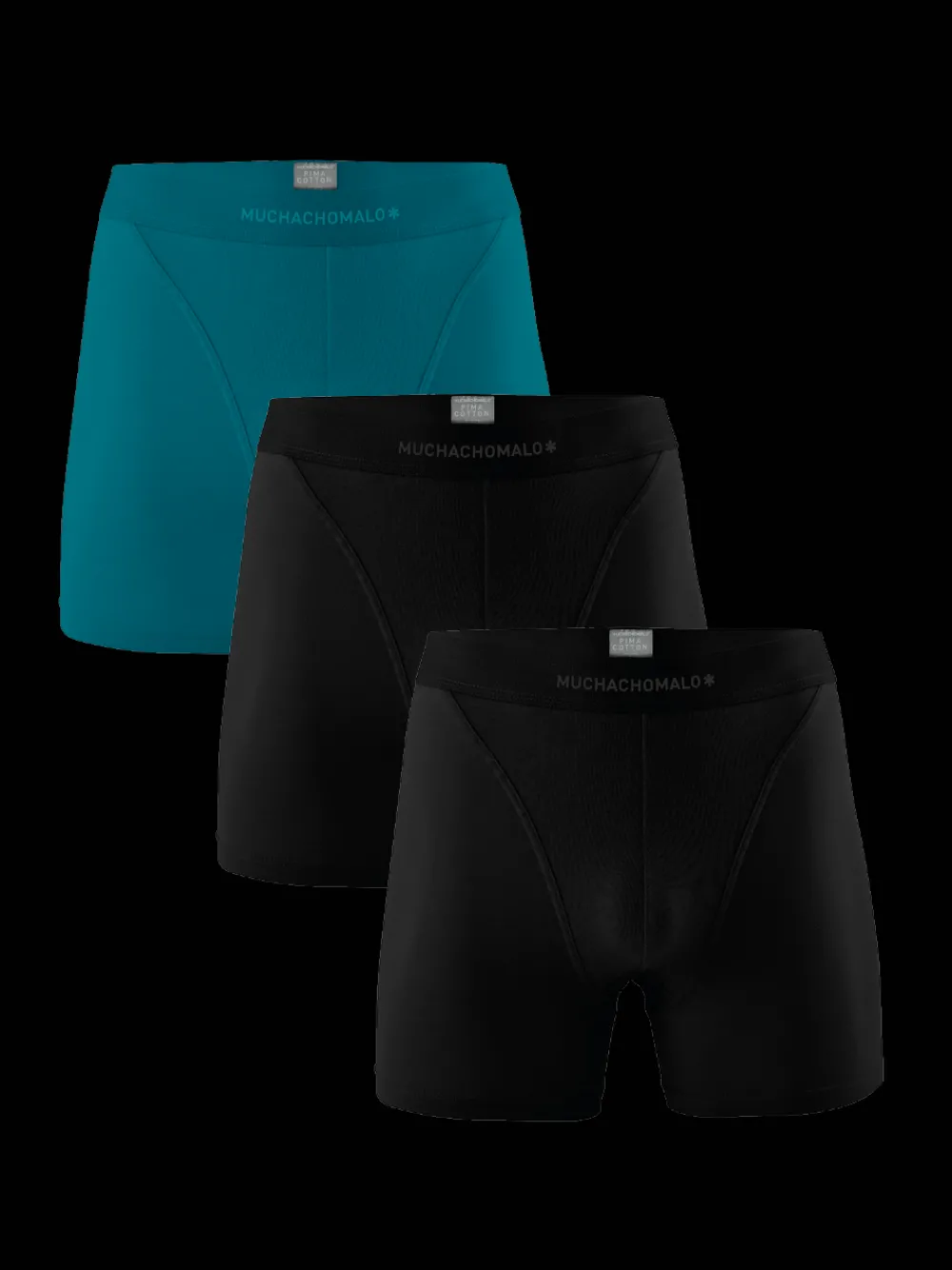 Heren 3-pack Boxershorts Pima Katoen-Muchachomalo Hot