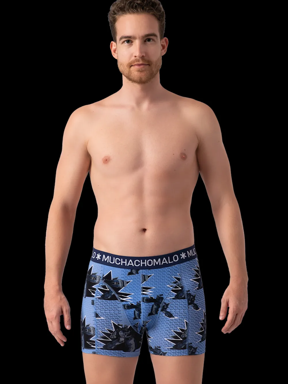 Heren 2+2-pack Boxershorts Print-Muchachomalo Discount