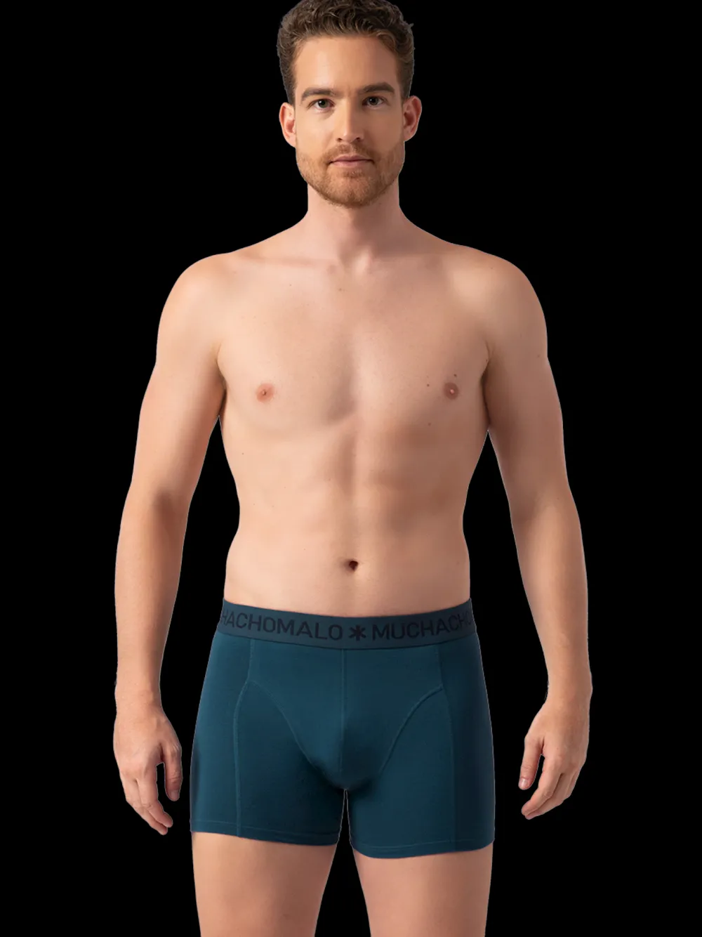 Heren 3-pack Boxershorts Print/Effen-Muchachomalo Sale