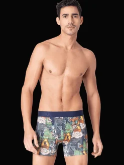 Heren 3-pack Boxershorts Pussboots Wizardoz-Muchachomalo