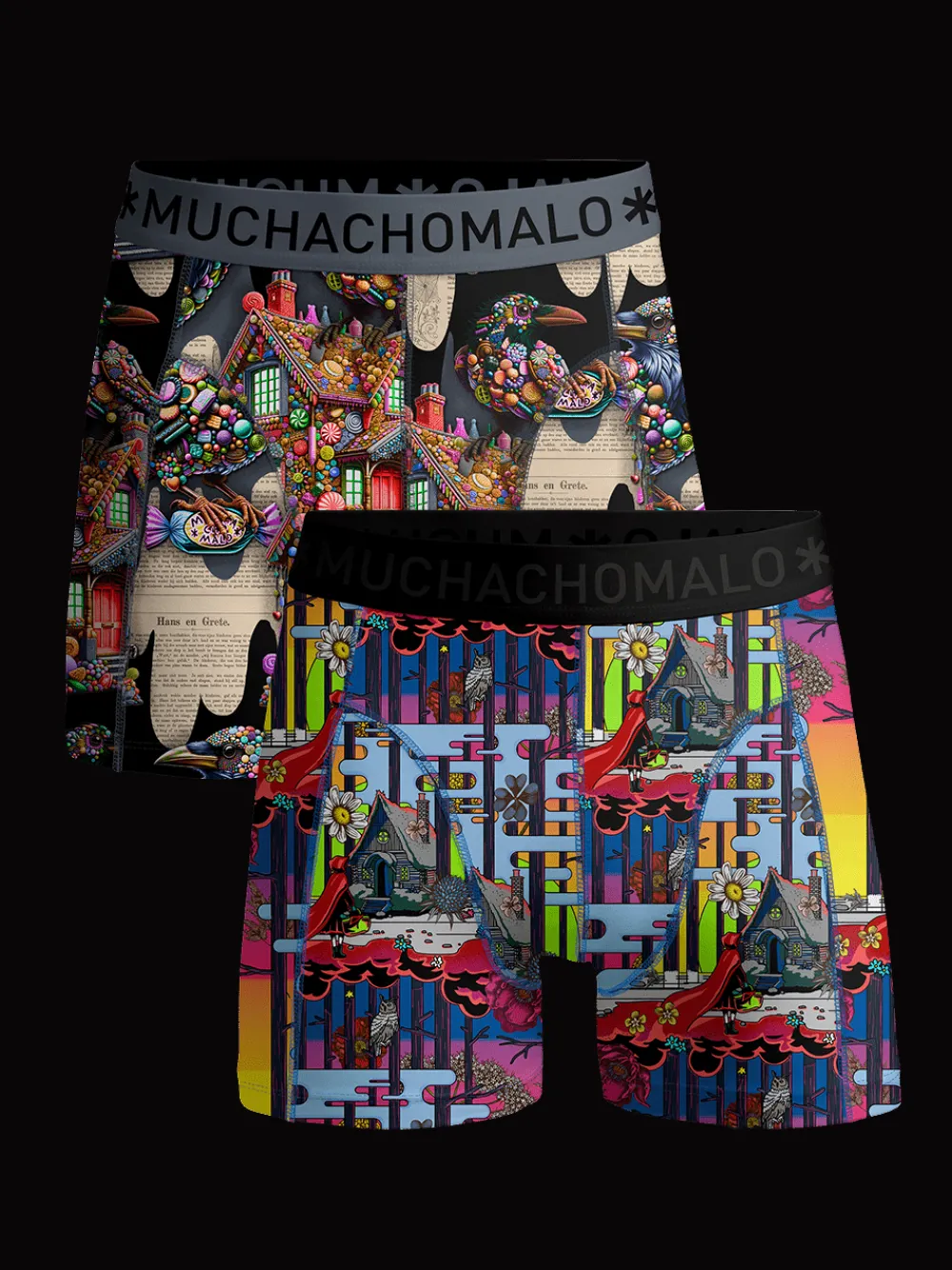 Heren 2-pack Boxershorts Redridinghood Hansel-Muchachomalo Hot