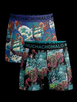 Heren 2-pack Boxershorts Water Elements-Muchachomalo Clearance