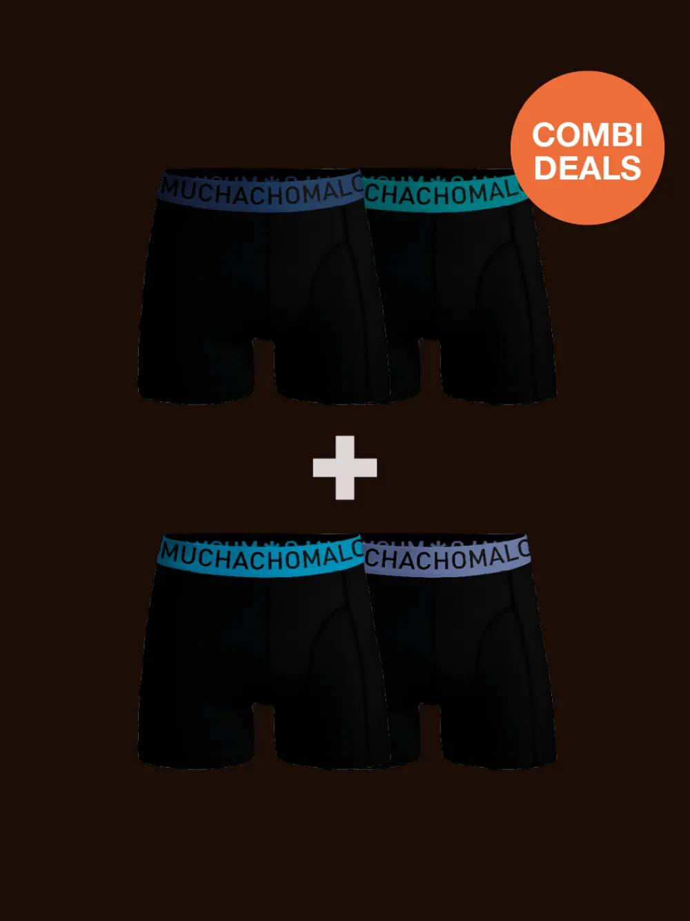 Heren 2+2-pack Microfiber-Muchachomalo Hot