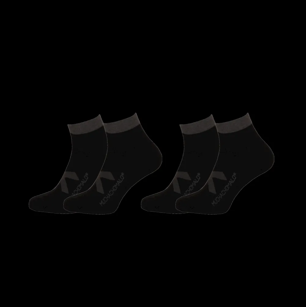 Heren 2-pack Sokken Effen-Muchachomalo