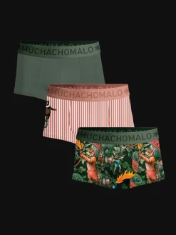 Heren 3-pack Trunks Circus Animals-Muchachomalo New