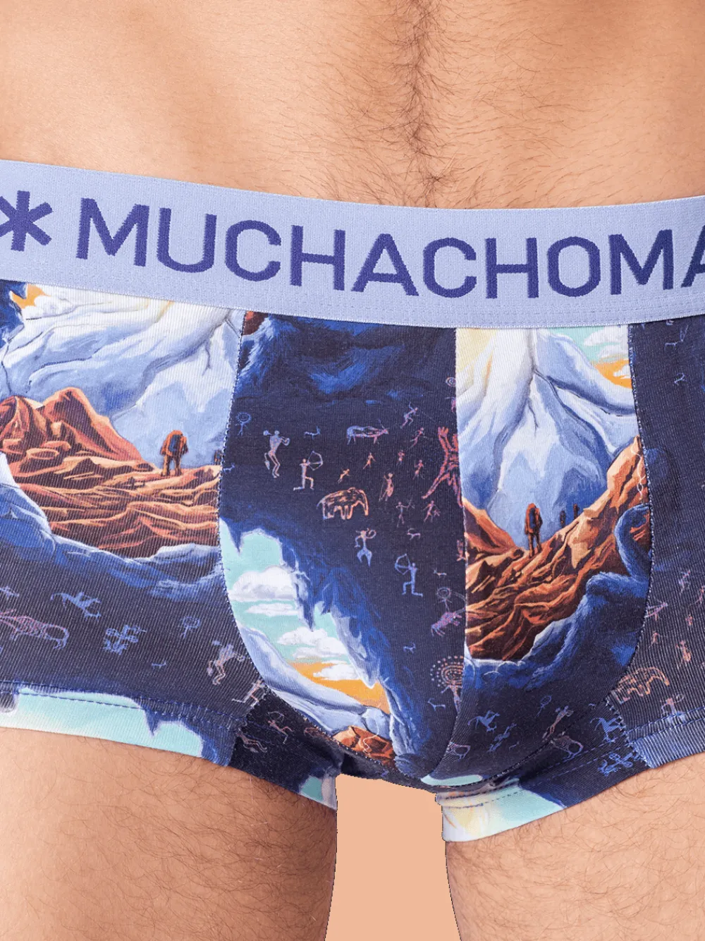 Heren 2-pack Trunks Deep Sea Mountaintops-Muchachomalo Clearance