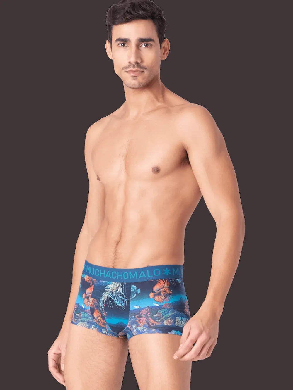 Heren 2-pack Trunks Deep Sea Mountaintops-Muchachomalo Clearance