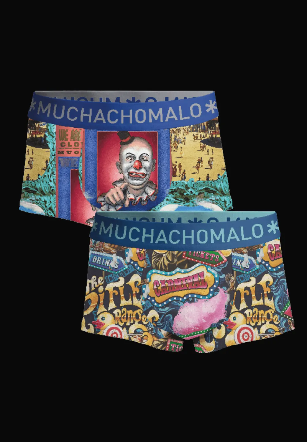Heren 2-pack Trunks Funfair-Muchachomalo Clearance