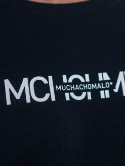 Heren Print Sweater Zwart-Muchachomalo Sale