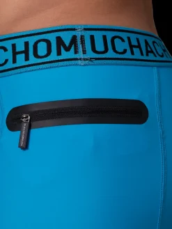Heren Strakke Zwembroek Lichtblauw-Muchachomalo New