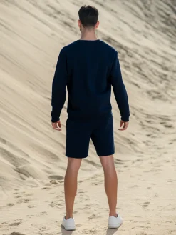 Heren Sweater Blauw-Muchachomalo Outlet