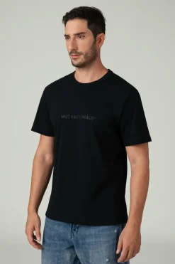 Heren T-Shirt Zwart-Muchachomalo New