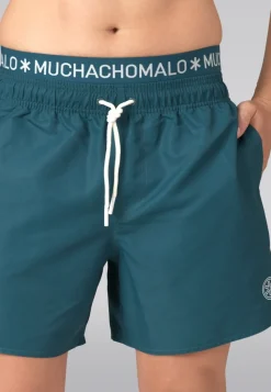 Heren zwembroek donkergroen-Muchachomalo Hot
