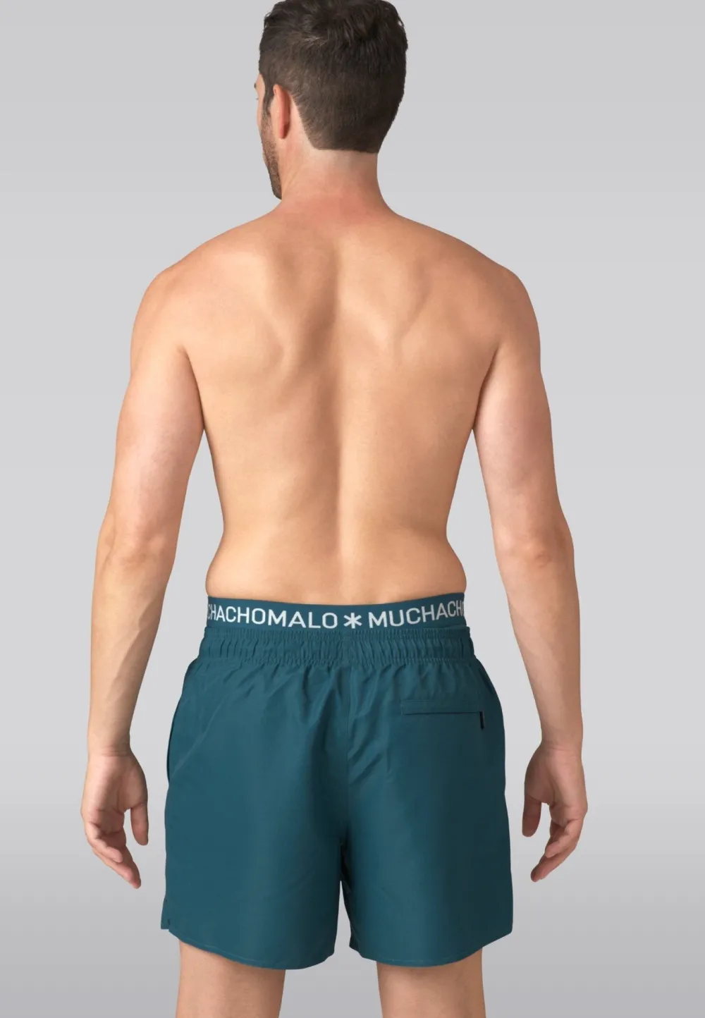 Heren zwembroek donkergroen-Muchachomalo Hot