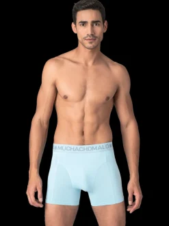 Heren Zwembroek Lichblauw + Gratis Microfiber boxershort-Muchachomalo Hot