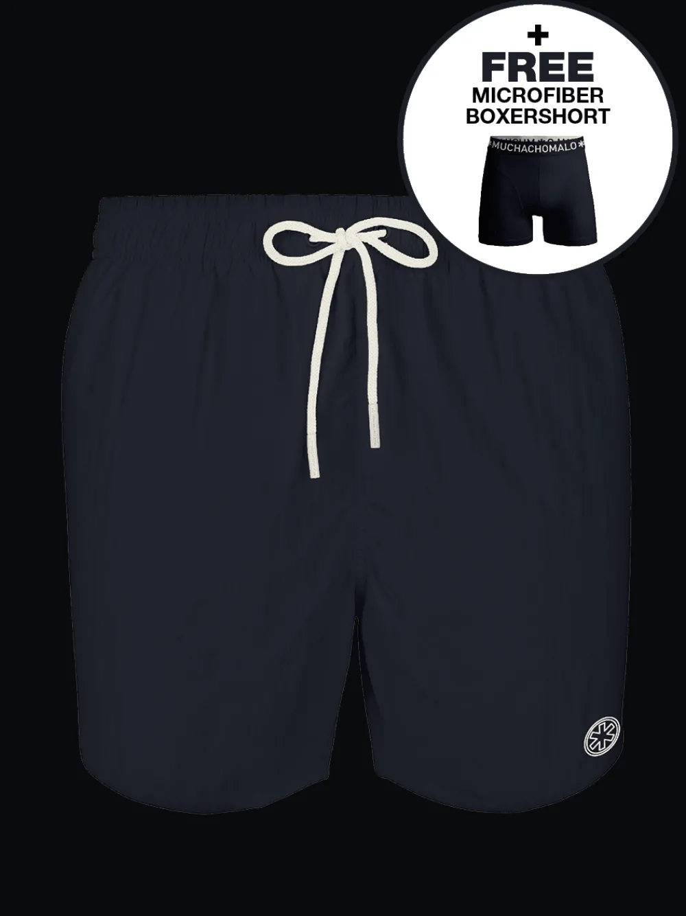 Heren zwembroek marineblauw-Muchachomalo Best