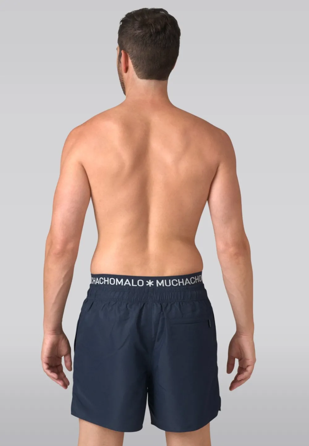 Heren zwembroek marineblauw-Muchachomalo Best