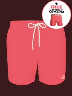 Heren zwembroek neon roze-Muchachomalo