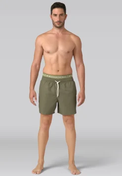 Heren zwembroek olijfgroen-Muchachomalo Best