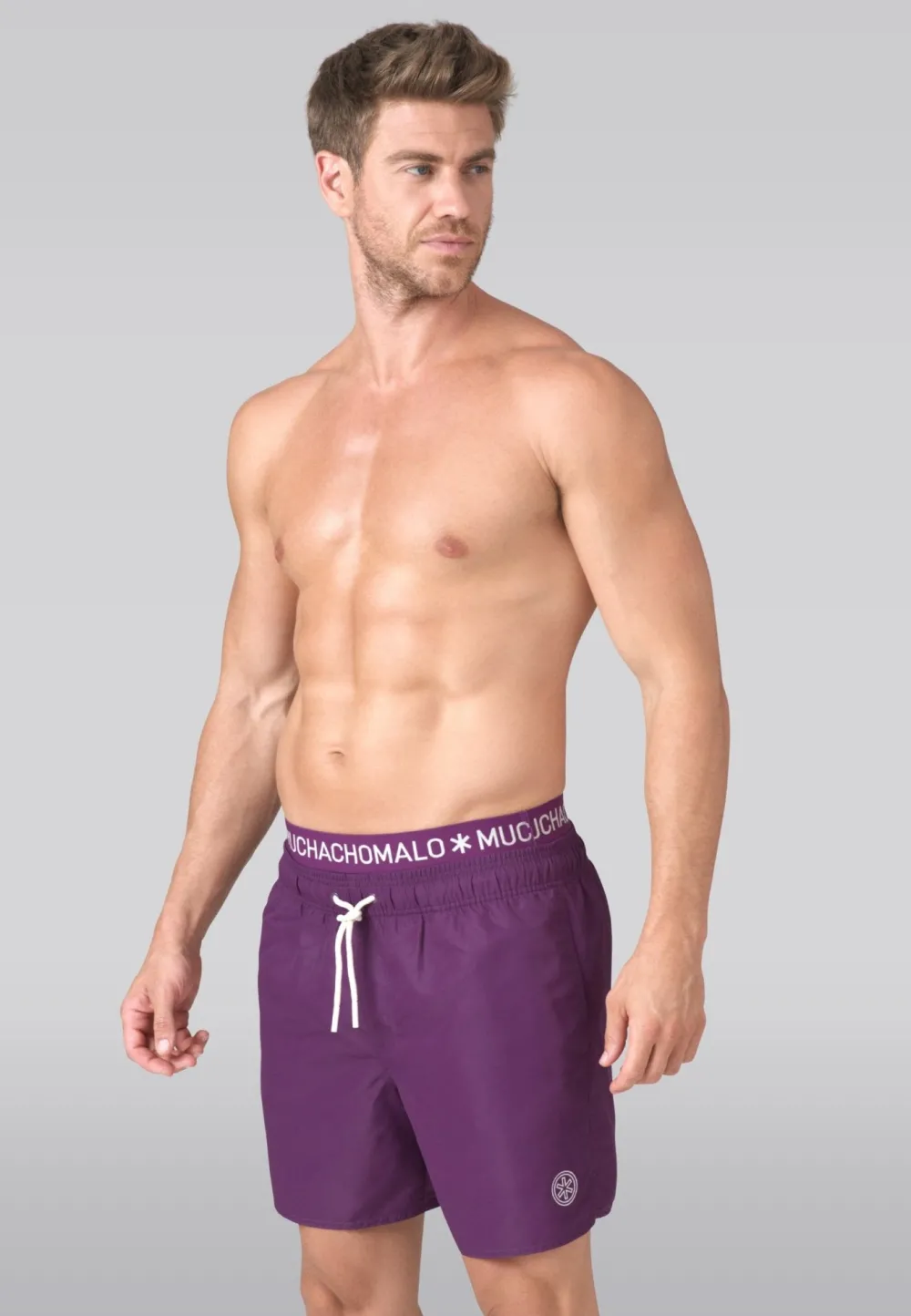 Heren zwembroek paars-Muchachomalo Outlet
