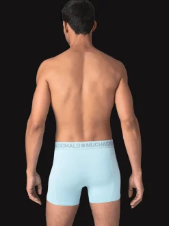 Heren Zwembroek Print Lichtblauw + Gratis Microfiber boxershort-Muchachomalo Sale