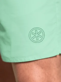 Heren Zwembroek Print Lichtgroen + Gratis Microfiber boxershort-Muchachomalo Discount