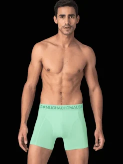 Heren Zwembroek Print Lichtgroen + Gratis Microfiber boxershort-Muchachomalo Discount