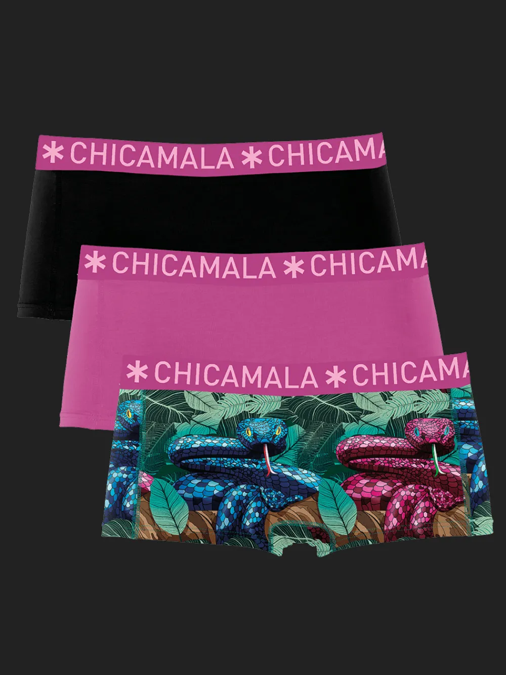 Meisjes 3-pack Boxershorts-Muchachomalo