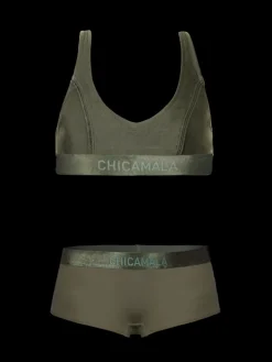 Meisjes Racerback bikini Effen-Muchachomalo Outlet